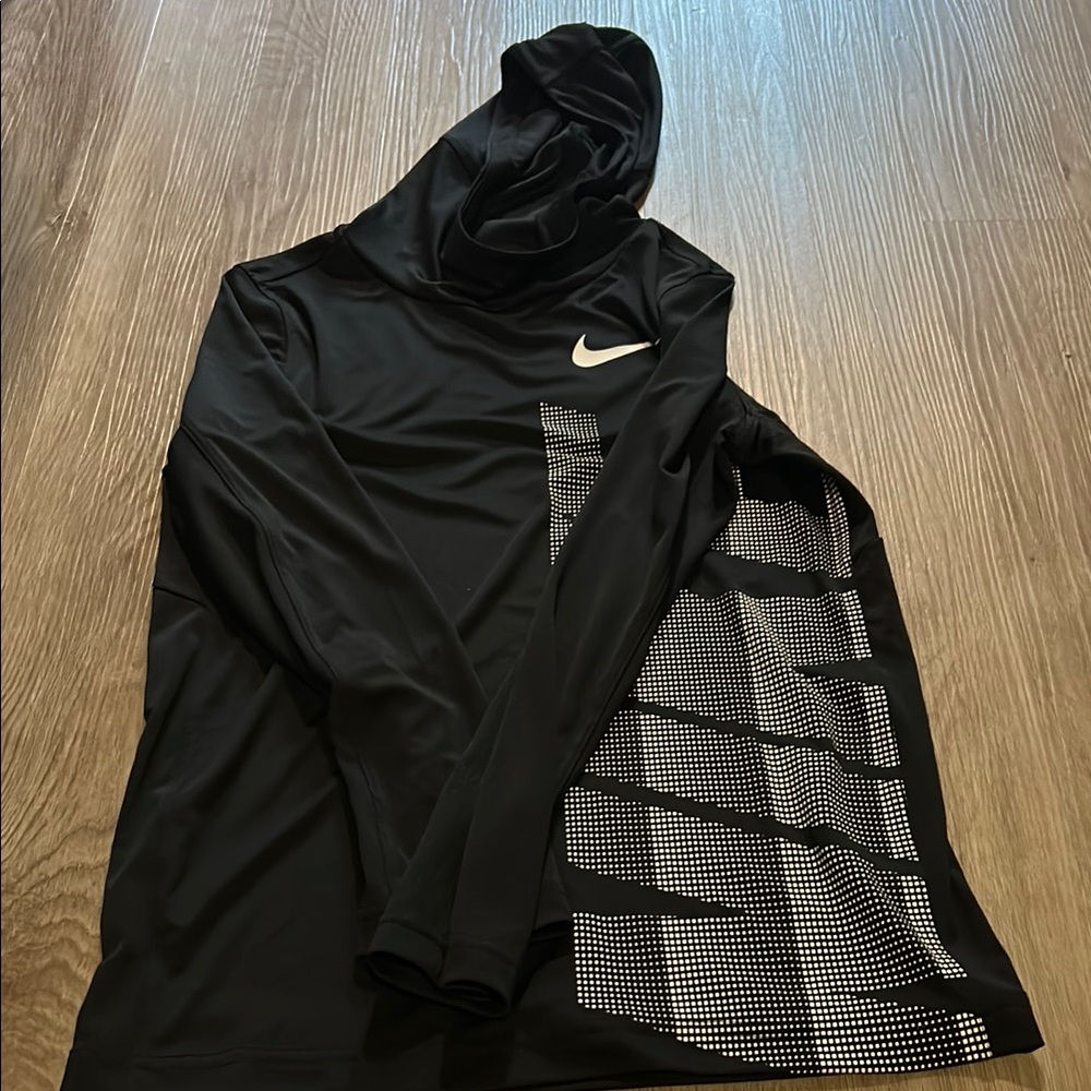 Nike Black and White Kids Hoodie